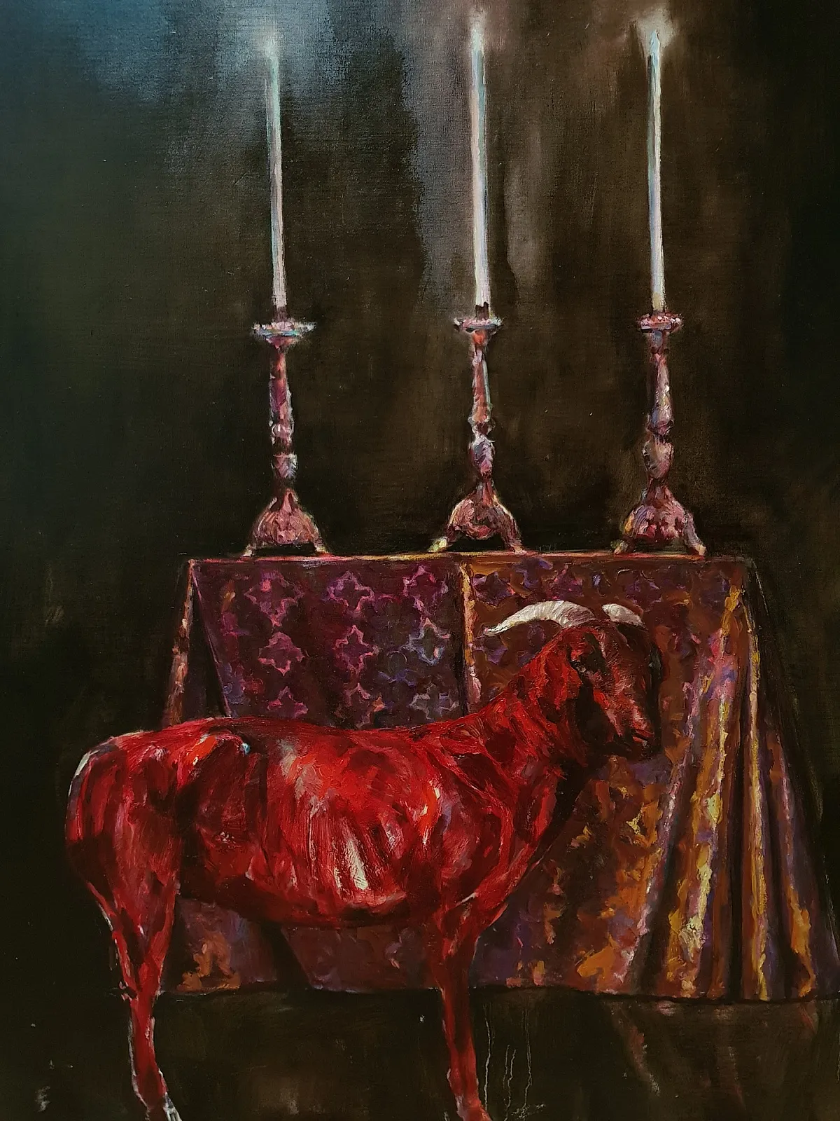 Deep Red Goat